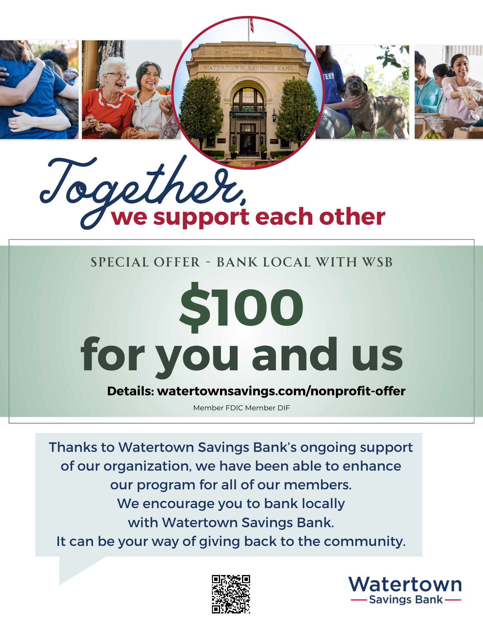 WSB flyer for non-profits