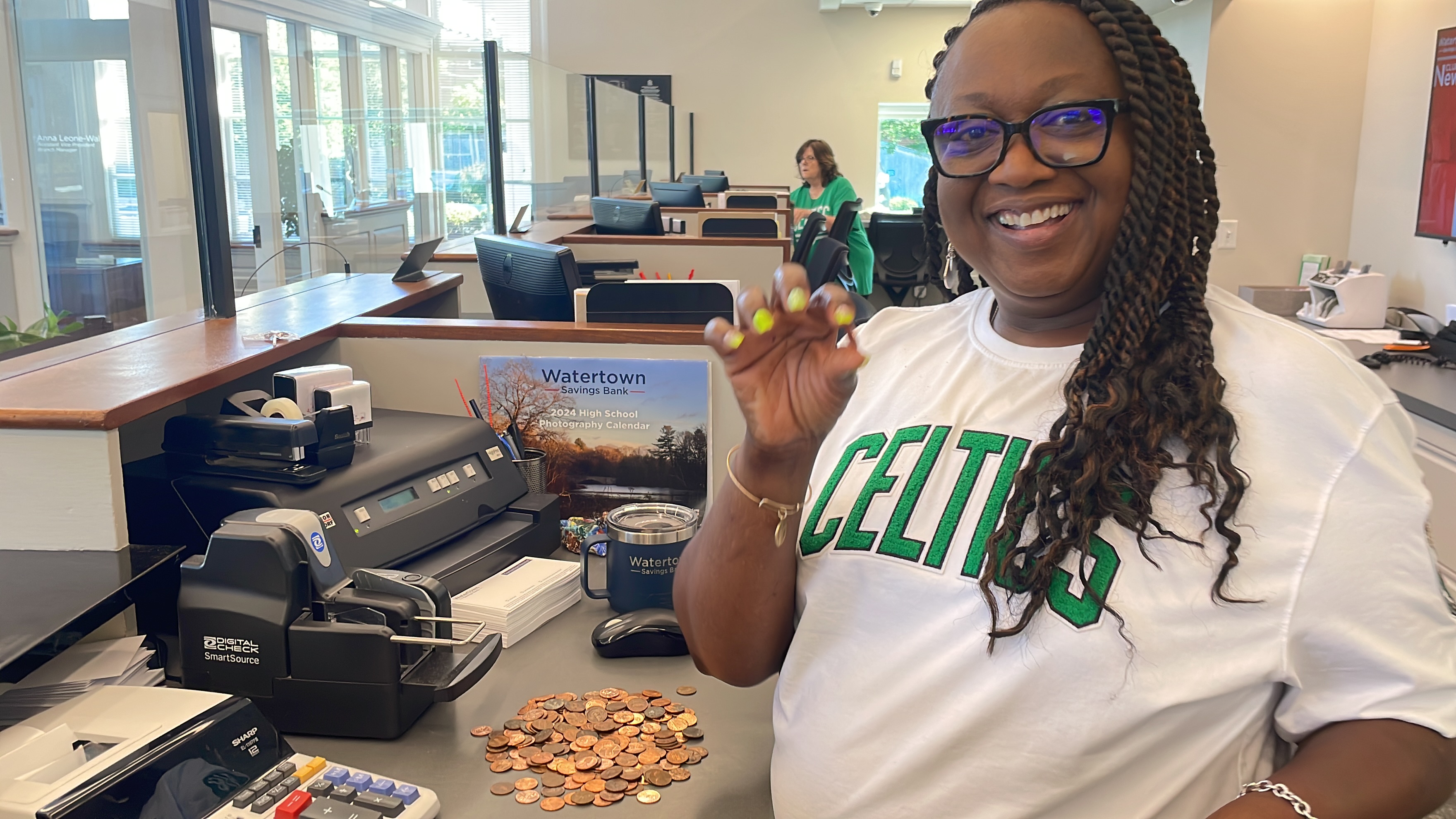 WSB employee finding the lucky penny