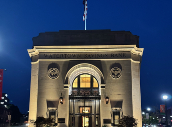 Watertown Savings Bank Headquarter view from Galen St.
