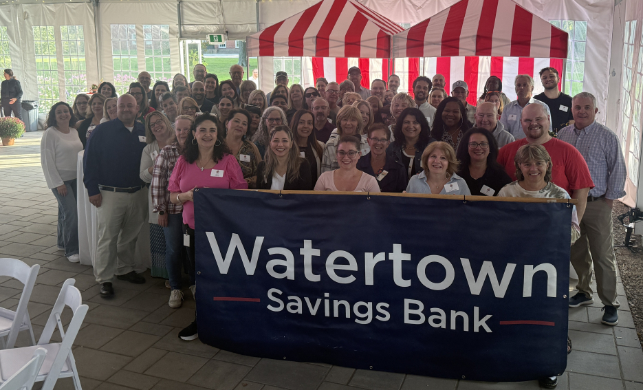 WSB employees at a company-wide event.